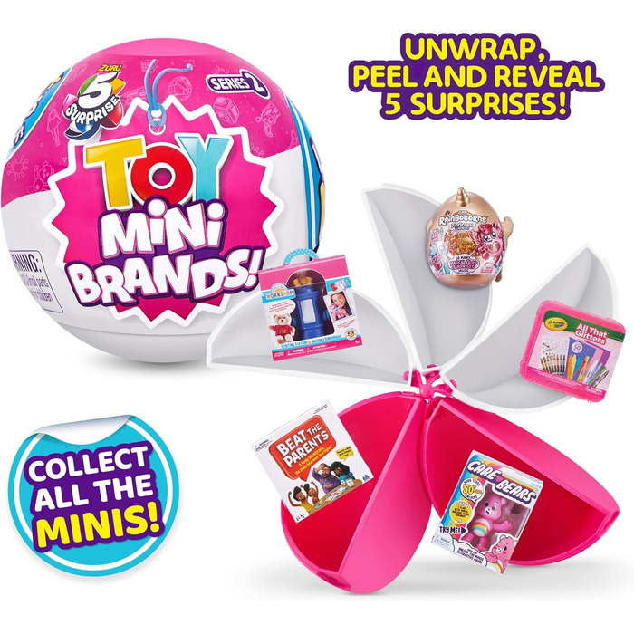 Колекційних папок Surprise Toy Mini Brands Series 2 та 3 капсули-сюрпризи від ZURU Series 2, 5