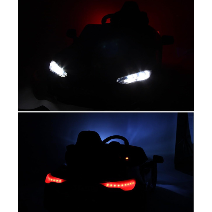 Колеса Eva, дитячий автомобіль дитячий транспортний засіб дитячий електромобіль (чорний), 4, MP- 90W