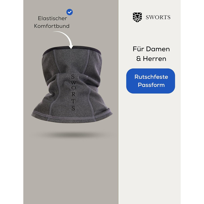 Термошайба Напівбалаклава з повітропроникними порами для зимових видів спорту (маска для бігу унісекс)