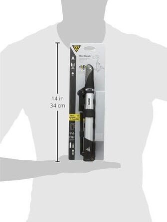 Насос Topeak Mini Morph-HandPumpe сірого кольору