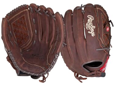 Ловляча рукавичка Rawlings Player Preferred, коричнева, 33 см, для лівої руки, для правої руки 35,6 см - плетіння кошика