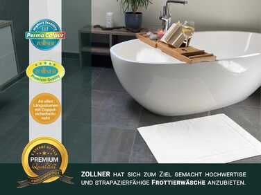 Комплект із 2 килимків для ванної 50x80 см - надзвичайно поглинаючі та м&39які килимки для ванної білого кольору - з глибокими смужками та тканим каркасом - бавовна - готельна якість 2 килимки для ванної білі