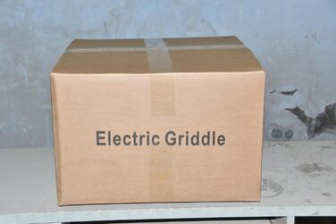 Електрична гладка сковорода, професійний гастроелектричний гриль Електрична плита для гриля з чавунною поверхнею гриля 35.5 x 30 см 1500 Вт для ресторанів, кухні, комерційних, побутових тощо. 36 x 38 x 20 см