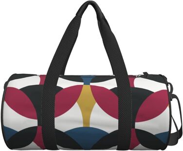 Стильна дорожня сумка в ретро-стилі, з яскравим геометричним дизайном, спортивна сумка для чоловіків та жінок, сумка-мішок, спортивна сумка