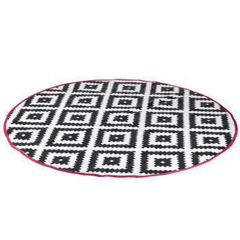 Килимок для пікніка Bo-Camp Falconwood Round Black/White (4271100)