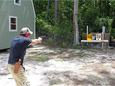 Пастка для мішеней ATFLBOX 17,8 x 22,9 см для пневматичної гвинтівки з 20 паперовими мішенями для тренувань зі стрільби з пневматичного пістолета, страйкболу та гвинтівки