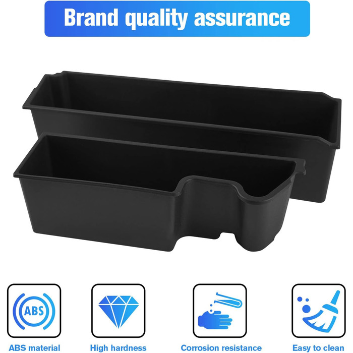 Органайзер для багажника Ford Bronco 4-дверний (2021-2023), ліва бічна коробка, матове чорне покриття