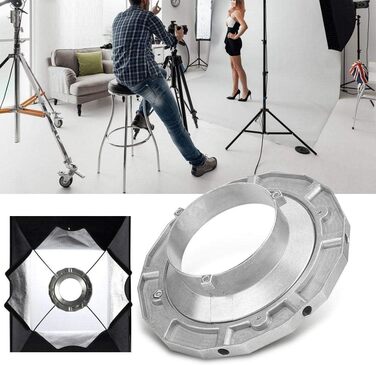 Адаптер Softbox Speedring, металевий адаптер швидкісного кільця для софтбоксу Bowens Mount, Flashlite, для студійної зйомки