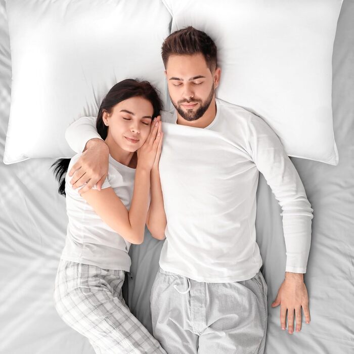 Подушка для сну Utopia (2 шт.), 80 x 80 см, дихаюча та м&39яка подушка (біла) 80x80 см (2 шт.) Біла 2