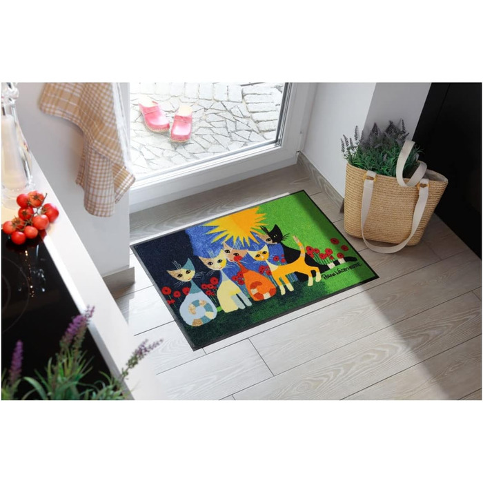 Килимок для дверей EE Rosina Wachtmeister, різнокольоровий, розмір 50x75 см (прямокутний)
