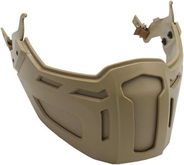 Швидкий тактичний шолом із напівмаскою легкий знімний захист обличчя для ігор CS, страйкболу, пейнтболу, полювання та активного відпочинку FG