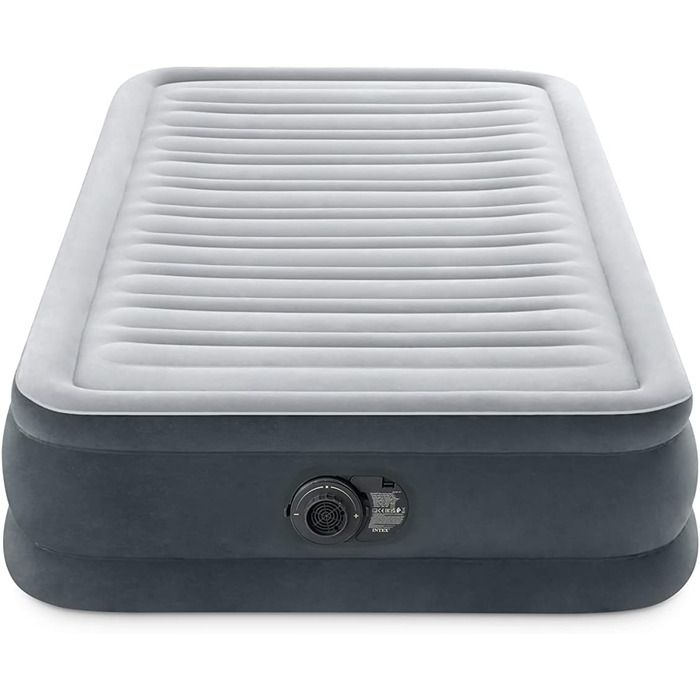 Надувне ліжко Intex Twin Comfort-Plush з Fiber-Tech RP, надутий розмір 99 см x 191 см x 33 см (67766ND)