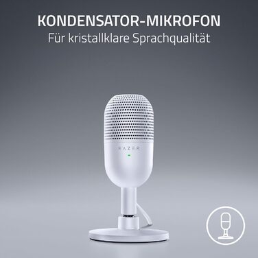 Ультракомпактний USB-мікрофон (14-мм конденсаторний мікрофон, суперкардіоїдна полярна діаграма спрямованості, датчик вимкнення зву