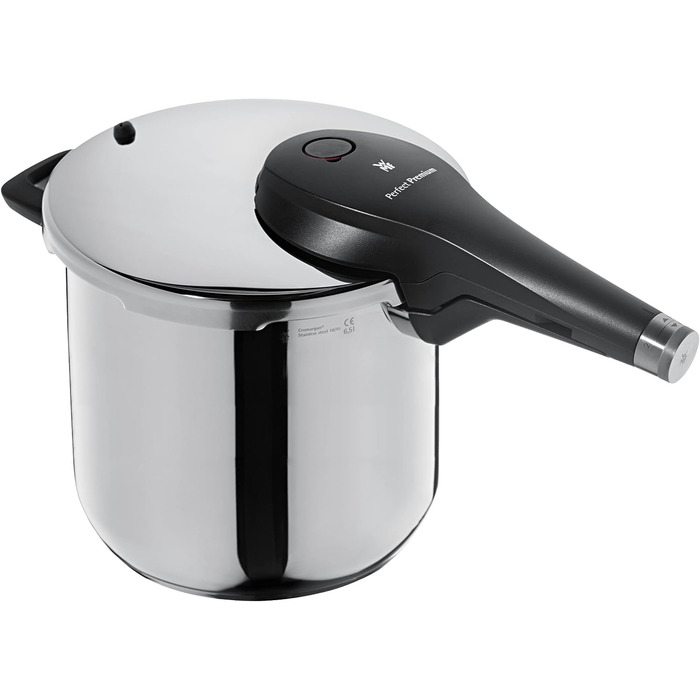 Скороварка WMF Perfect Premium One Pot 6,5 л, 22 см, сталь Cromargan, для індукційних плит, 2 рівні приготування, з універсальним регулятором