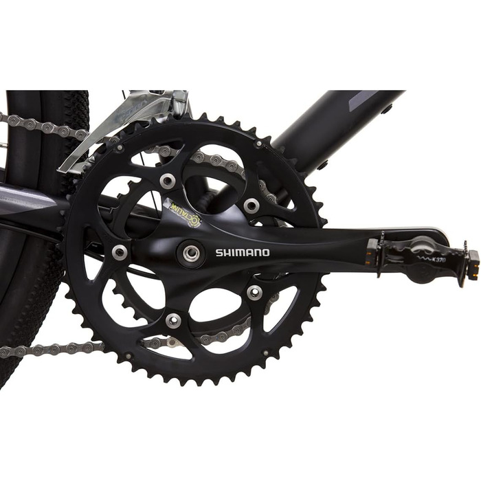 Чоловічий гравійний велосипед Airtracks 28 дюймів Whisper 5.0 2 x 9 Shimano SORA R3000 чорний - розміри рами 52 см та 56 см - модель 2026 56 см (зріст 180-195 см)