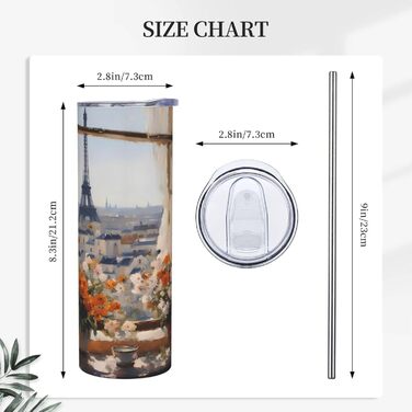 Кухоль з прямою трубочкою, 590 мл, красиві пілони вдалині, дорожній кухоль з принтом, підходить для кемпінгу, офісу та дому.