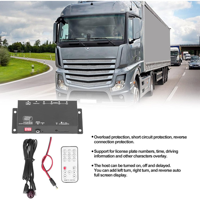 Цифровий відеореєстратор для транспортних засобів, комплект автомобільного відеореєстратора, мобільний цифровий відеореєстратор 4-