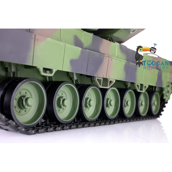 Радіокерований танк Leopard 2A6 RC 1/16, 2.4 GHz, з функцією стрільби (6 мм)