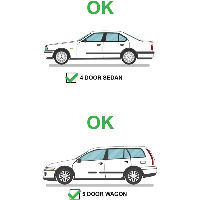 АВТОМОБІЛЬНИЙ СКАУТТ GP Wind Deflector Rain Deflector підходить для Insignia A Седан, хетчбек 2008-2016, чорний, тонований, комплект з 4 шт. , аеродинамічний