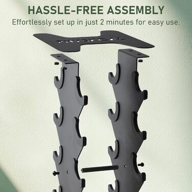 Стійка для гантелей, місце для зберігання гантелей, міцна сталева стійка для гантелей, місце для зберігання гантелей, доступне у варіантах з 3, 5 та 6 рівнями. Мала 5-рівнева для 0,5-7 кг