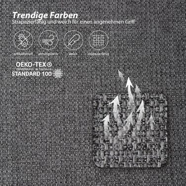 Крісло-реклайнер з регульованою спинкою, стильне темно-сіре крісло для відпочинку, крісло-реклайнер, крісло для телевізора, сірий поліестеровий дерев&39яний диван, шезлонг для вітальні, крісло для телевізора, диван для кінотеатру, 72 x 73 x 102 см