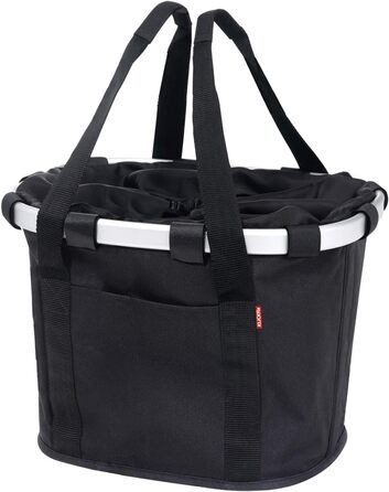 Велосипедна сумка KLICKfix Bikebasket чорного кольору