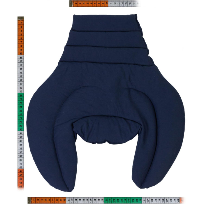 Подушка для шиї та шийного відділу хребта - шия плечі спина - темно-синя - подушка з органічної спельти - грілка для подушки для шиї - подушка для шиї та плечей - органічна спельта, темно-синя