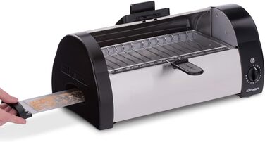 Хлібобулочний бейкер для випічки булочок, тортів або дріжджових частинок 570 Вт, матовий корпус з нержавіючої сталі, 3080