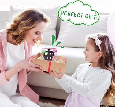 З 12 сторонами, іграшка Infinity Cube Fidget Anti Stress Cube для дорослих, дітей із СДУГ, СДУГ, РАС, СДУГ