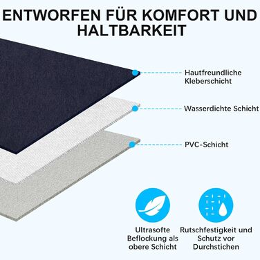Надувний матрац KMZ SUV з 2 подушками товстіше та флоковане ліжко для автомобіля портативний дорожній матрац для кемпінгу та використання на свіжому повітрі швидке надування та здування за допомогою електричного повітряного насоса