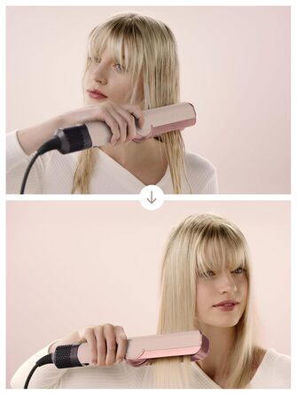 Стайлер для випрямлення волосся Dyson Airstrait 2в1 (випрямляч та фен) Ceramic Pink/Rose Gold