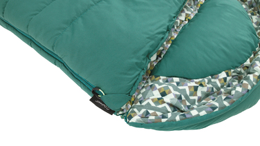 Спальний мішок Outwell Camper Supreme/-9°C Petrol Blue Left (230352)
