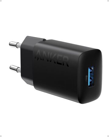 Зарядний пристрій Anker USB-A, блок живлення швидкої зарядки 12 Вт, компактний зарядний пристрій USB, сумісний з iPhone 15/14 / 13