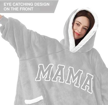 Подарунки для мами, Плед з худі для найкращої мами, Подарунки на День матері, Подарунок на день народження мами, Подарунок на День матері, Різдво