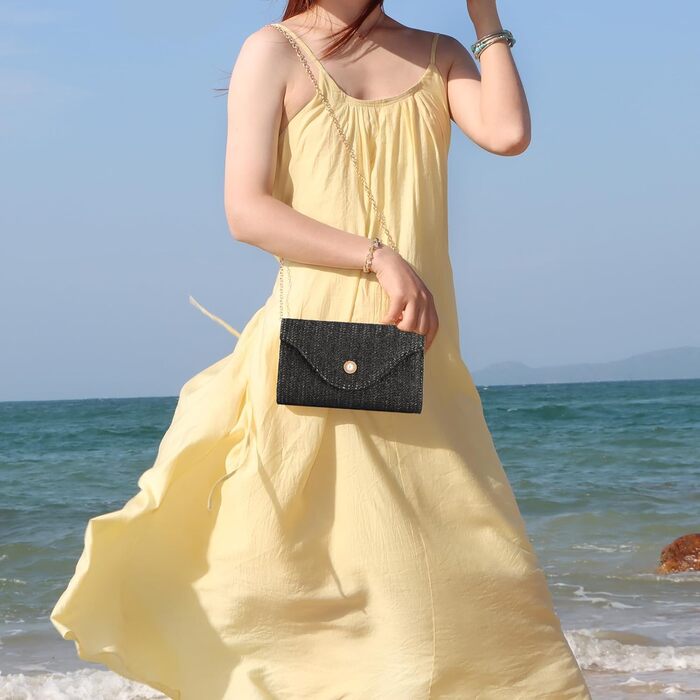 Сумки жіночі для відпочинку клатчі, гаманці, пляжні сумки, вечірні клатчі, сумки на плече, весільні клатчі, клатчі для випускного та коктейльних вечірок, чорні клатчі