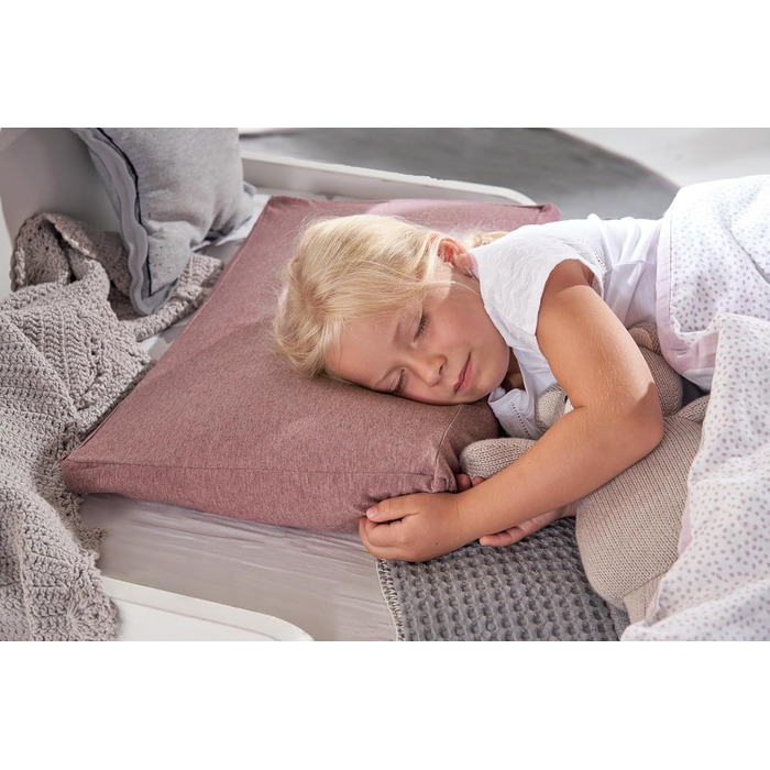 Дитяча подушка Theraline від 2 років, ергономічна подушка для сну та подушка для підтримки шиї, наповнювач з піни з пам'яттю та пе