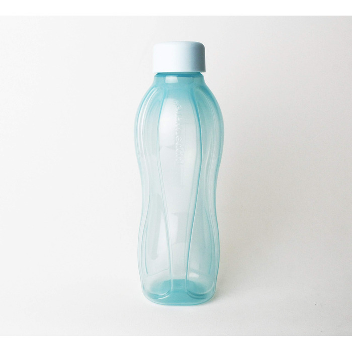 Пляшка Tupperware to Go Eco 500 мл EcoEasy Eco об&39ємом 0,5 літра, герметична, з кришкою, що закручується, підходить для газованих напоїв, доступна у світло-бірюзовому кольорі