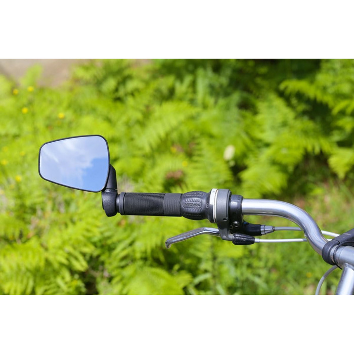 Велосипедні дзеркала ліве та праве - Велосипедні дзеркала для міста та відпочинку - Велосипедні дзеркала для електровелосипедів, складні, легкі та поворотні, чорні, ліве та праве, 2 -