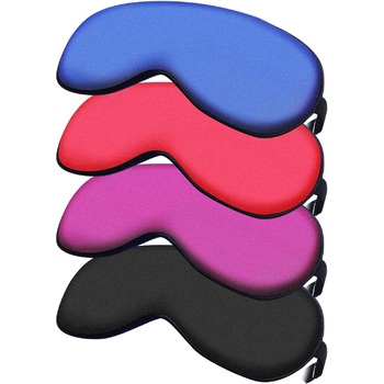 Шовкова маска для сну Barlixy для жінок, пов'язка на очі, покривало для очей, тіні для повік, маска для очей, 4 пачки, шовк, надзв