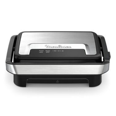 Гриль-паніні Moulinex Home Compact (GI270D10) з антипригарним покриттям, компактний та легкий у догляді
