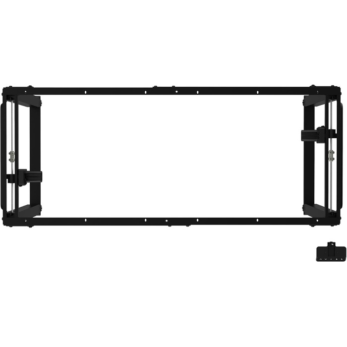 Регульована по висоті каркас столу Kirkkonummi зі сталі з 2 двигунами та 2 функціями пам&39яті, електрична, 135x55 см, чорна