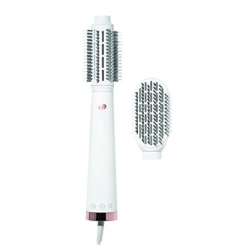 Стайлер-фен T3 AireBrush Duo термощітка з двома змінними насадками, 15 комбінаціями температури та швидкості, технологією T3 IonFlow, перемикачем Volume Booster та режимом фіксації холодного повітря