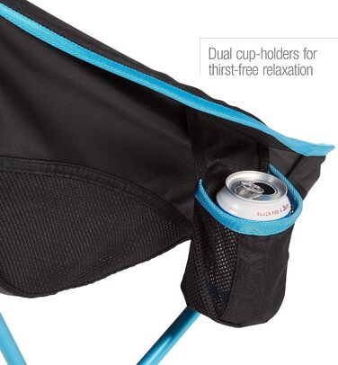 Крісло Helinox Savanna Ергономічний дизайн та вишуканий стиль поєднуються в кріслі, яке пропонує чудовий комфорт та підтримку (чорний) Чорний