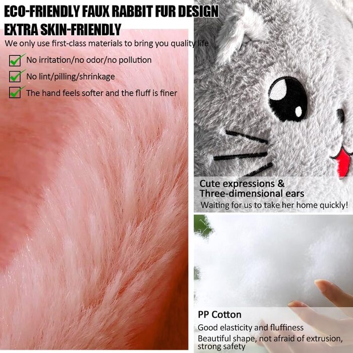 М'яка подушка дитяча, прикраса для подушки, дитяча подушка, плюшева подушка, пухнаста декоративна подушка з наповнювачем, декорати