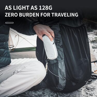 Ковдра для спального мішка Naturehike Ultralight (лише 128 г) з внутрішнім спальним мішком малого розміру для походів, хостелів, котеджів, кемпінгу - синя