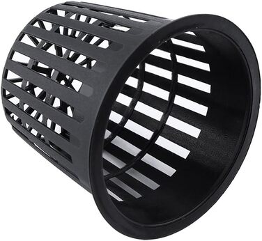 Кошик для рослин, 10 шт. Heavy Duty Mesh Pot Net Cup Basket Hydroponic Plant Grow for Hydroponics (чорний)
