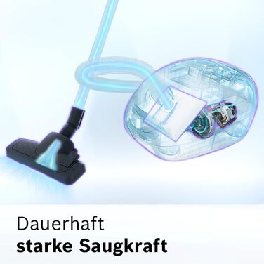 Пилосос Bosch з мішком ProHygiene Series 6 BGL6LHYG, пилосос, ідеально підходить для алергіків, гігієнічний фільтр, для паркету, к