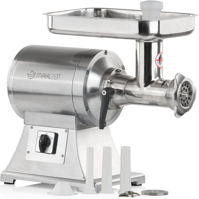 М'ясорубка з нержавіючої сталі електрична срібло 450 Вт - 75 кг/год М'ясорубка м'ясорубка з ковбасним наповнювачем м'ясорубка м'яс