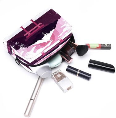 Косметичка з японським храмом, пейзаж Торрі, для жінок, дорожня косметичка, велика, для макіяжу, практична сумка, органайзер, сумк