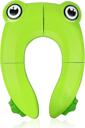 39s Toilet Trainer Seat, WC Seat Toddler Potty Trainer with Storage Trainer, Green Frog, 39s Toilet Trainer Seat, WC Seat Toddler